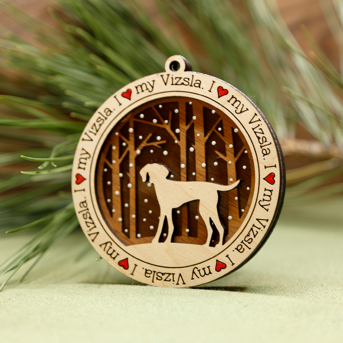 Vizsla Ornament