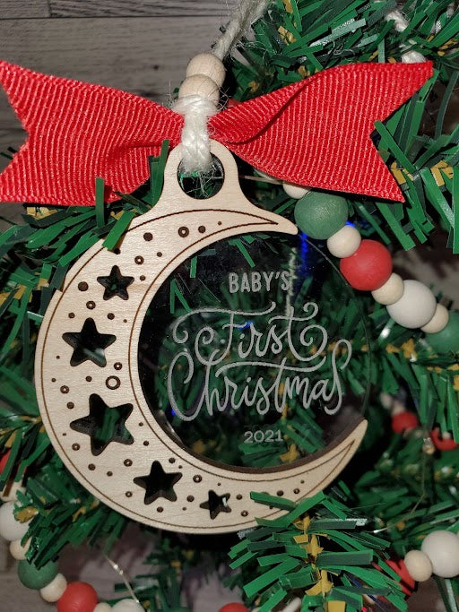 Baby's First Christmas - Clear