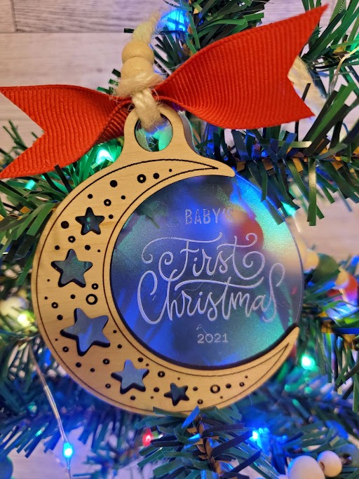 Baby's First Christmas - Frosted