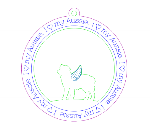 Aussie Memorial Ornament